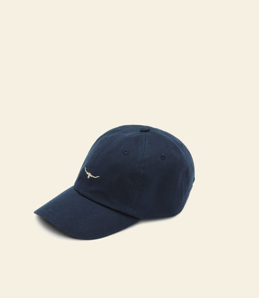 Mini longhorn twill cap blue wash