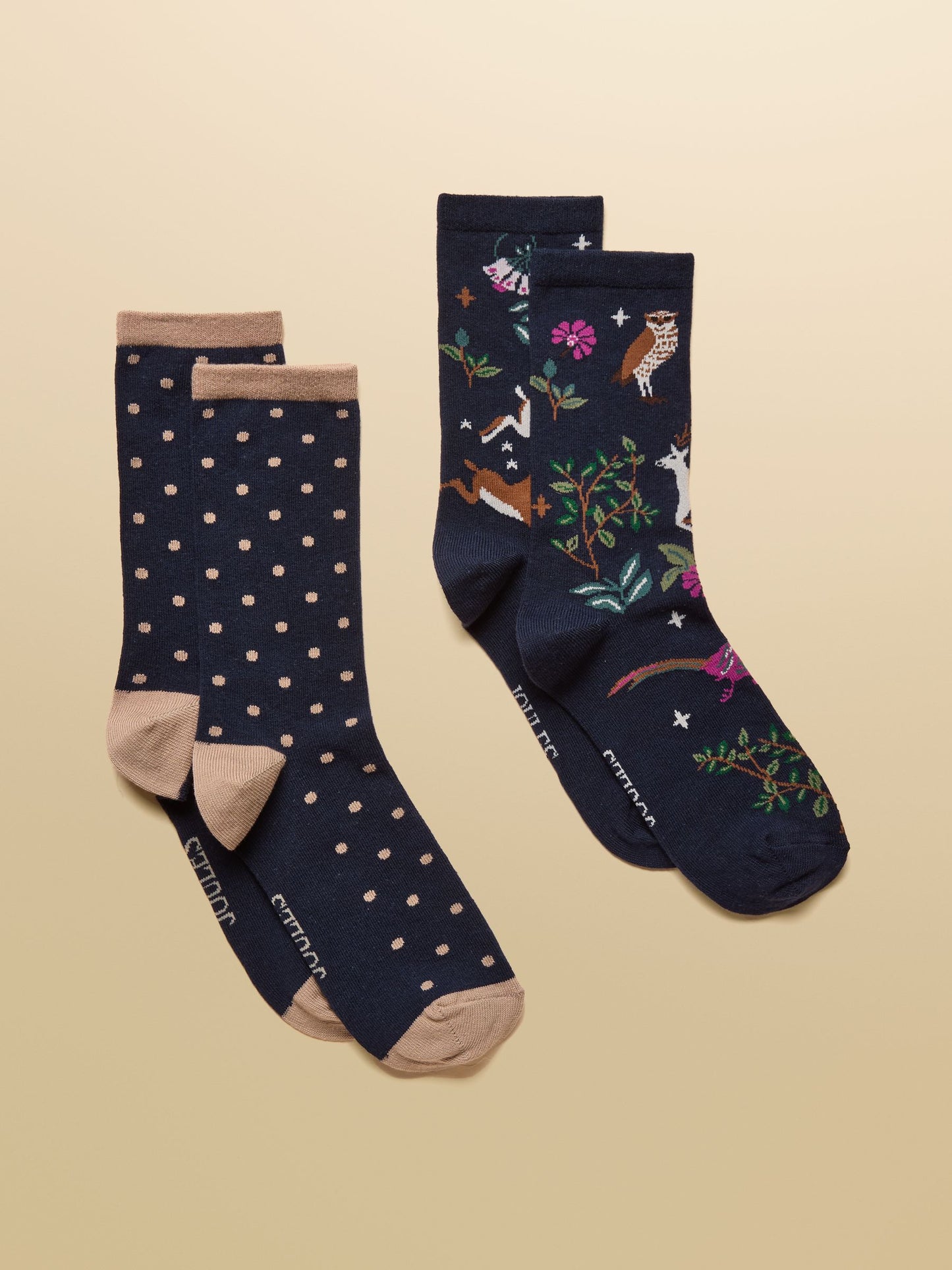 Everyday socks navy wood