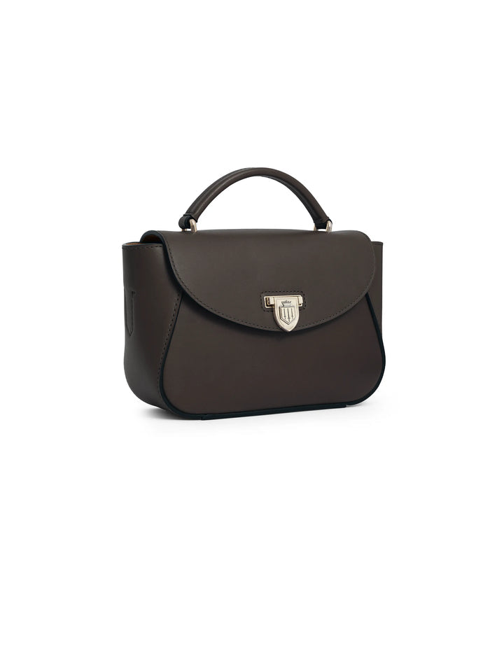 Blenheim Mahogany Leather Mini Handbag