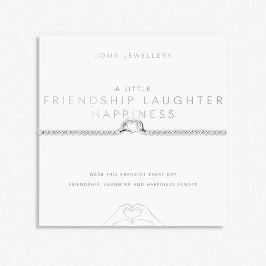 A Little 'Friendship Laughter Happiness' Bracelet