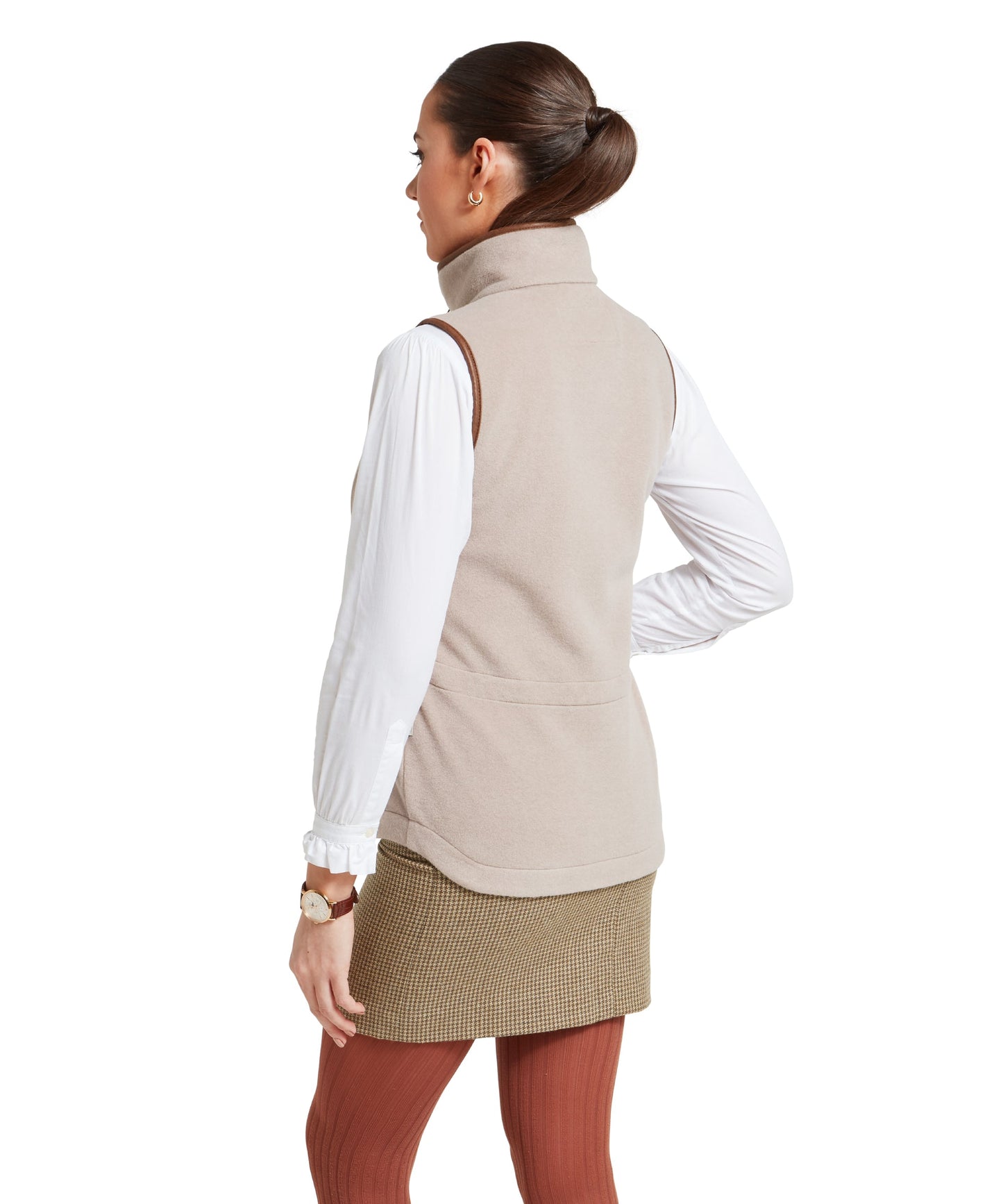 Lyndon Fleece Gilet Mushroom