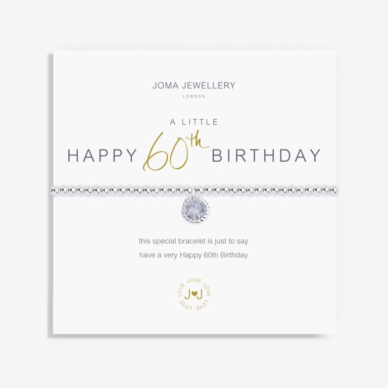 A Little 'Happy 60th Birthday' Bracelet