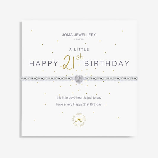 A Little 'Happy 21st Birthday' Bracelet