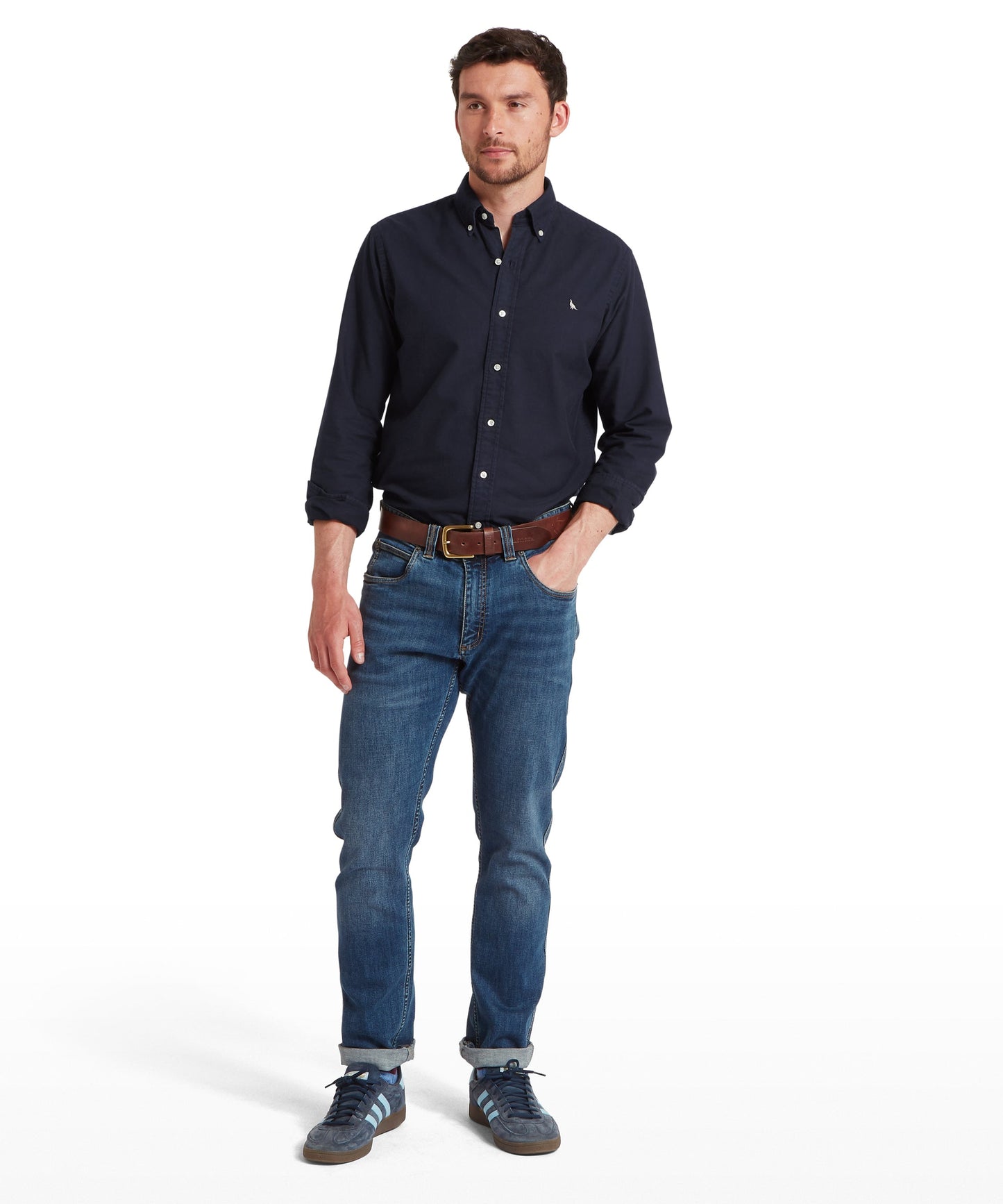 Cavendish Oxford Shirt Navy