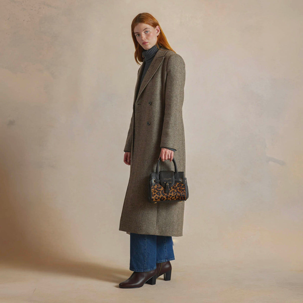 Windsor Leopard haircalf Mini handbag