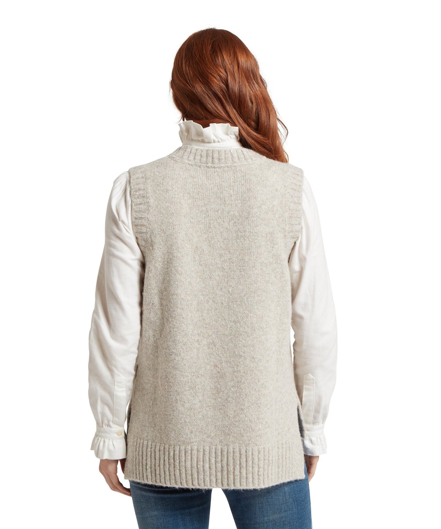 Evie Sleevless Jumper Cobblestone