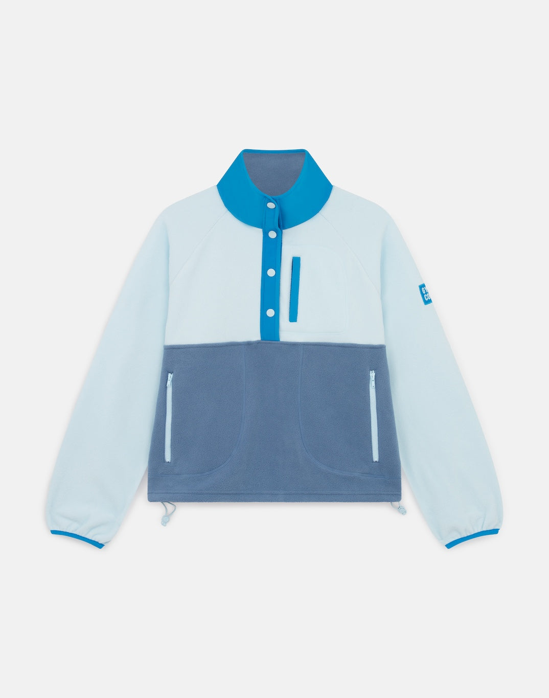 Snap Polar Fleece Oasis Blue