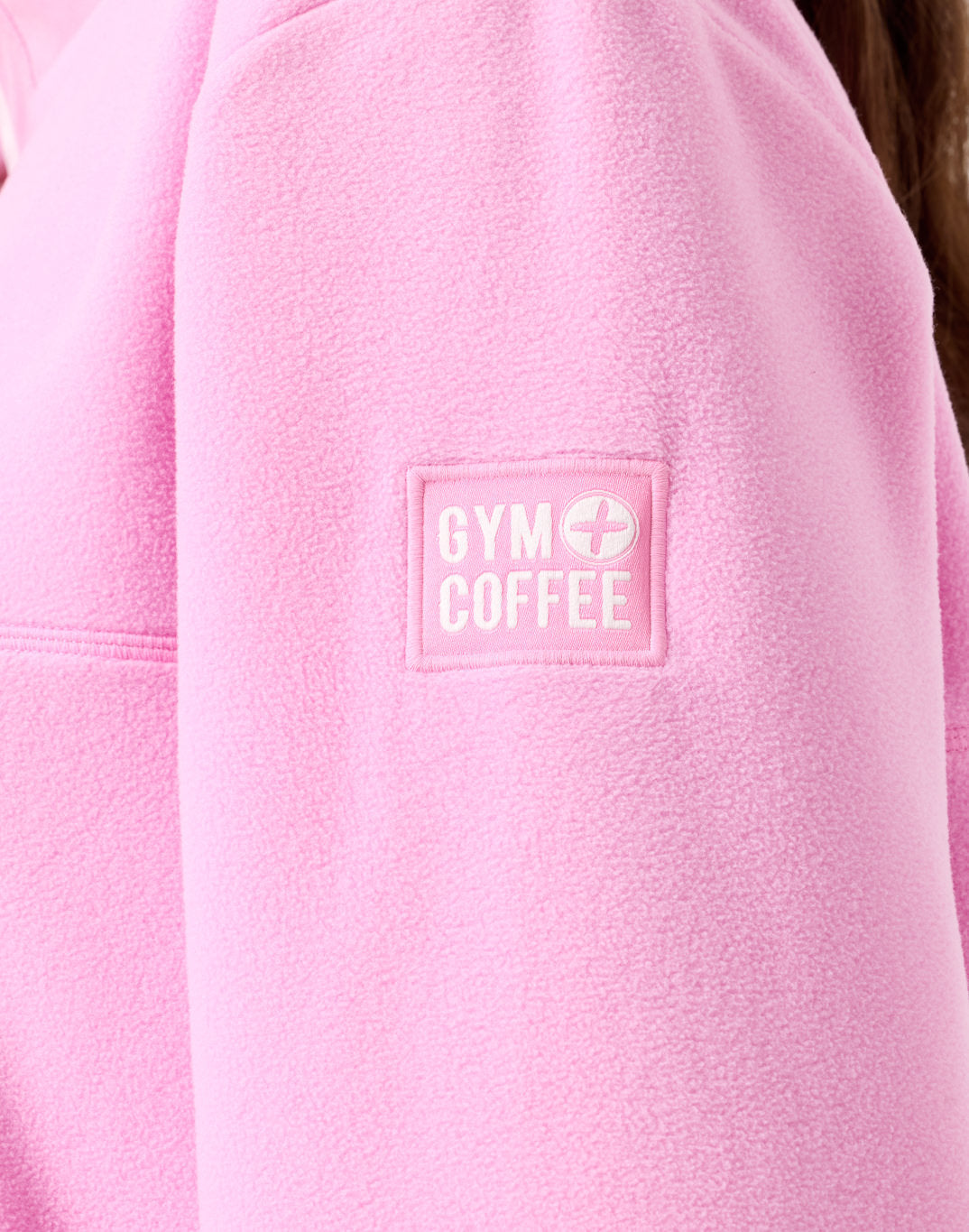 Half Snap Polar Fleece Cotton Candy
