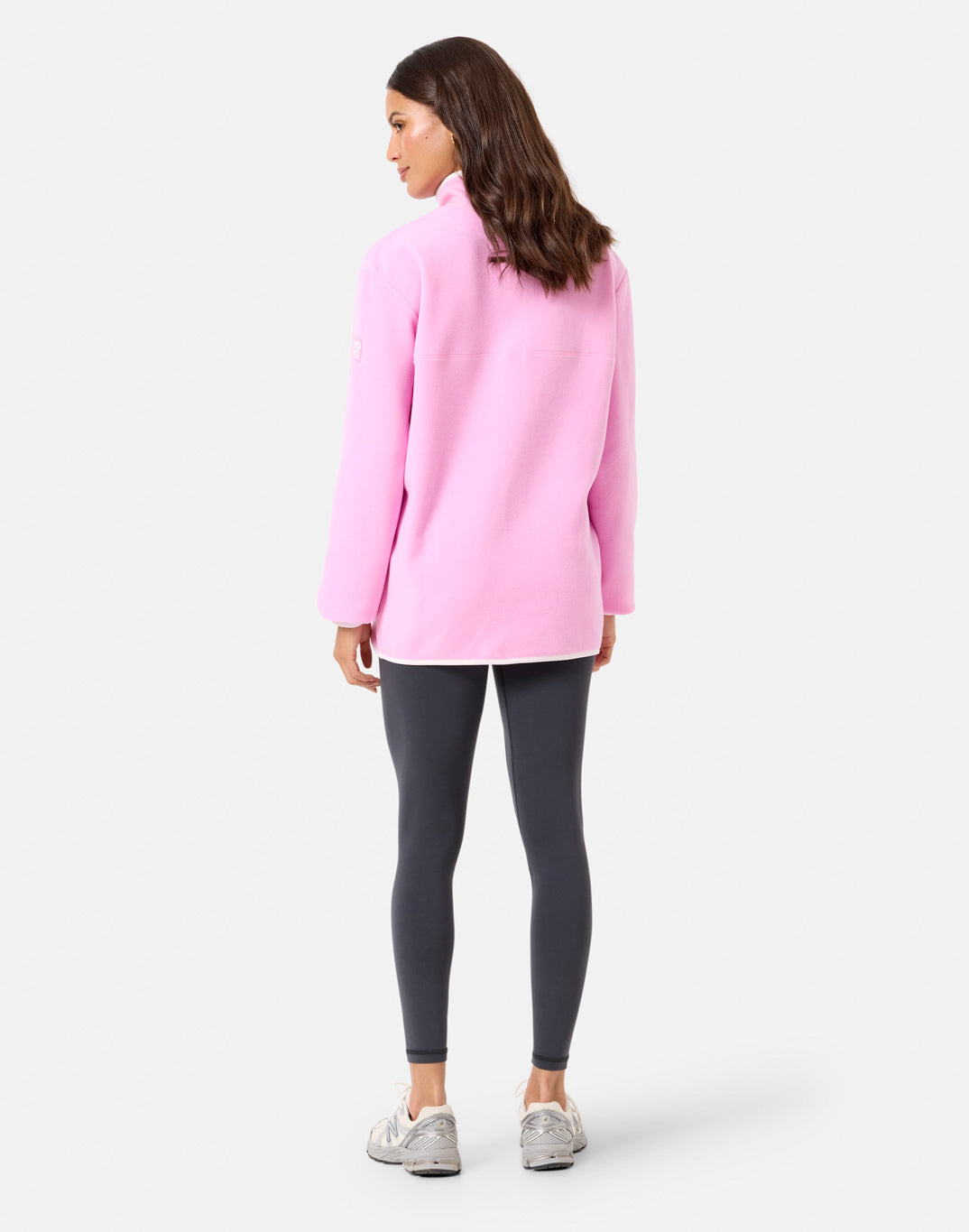 Half Snap Polar Fleece Cotton Candy