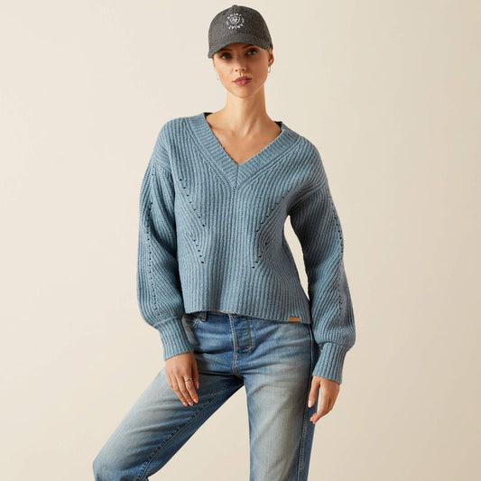 Blaydon Sweater Spring Lake Heather