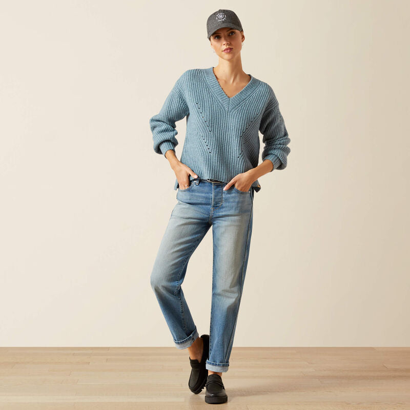 Blaydon Sweater Spring Lake Heather