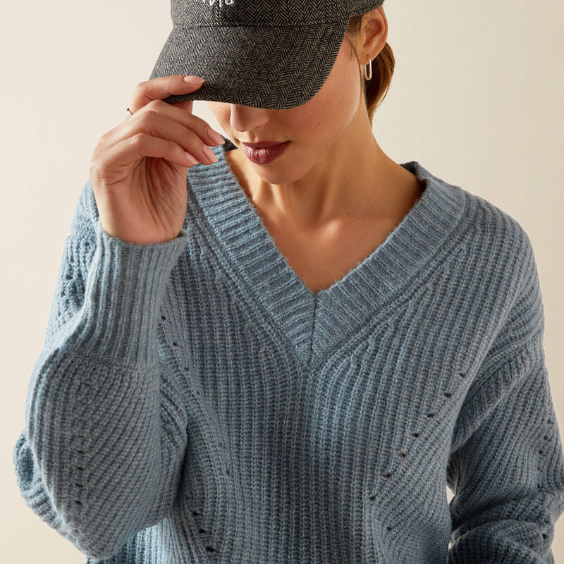 Blaydon Sweater Spring Lake Heather