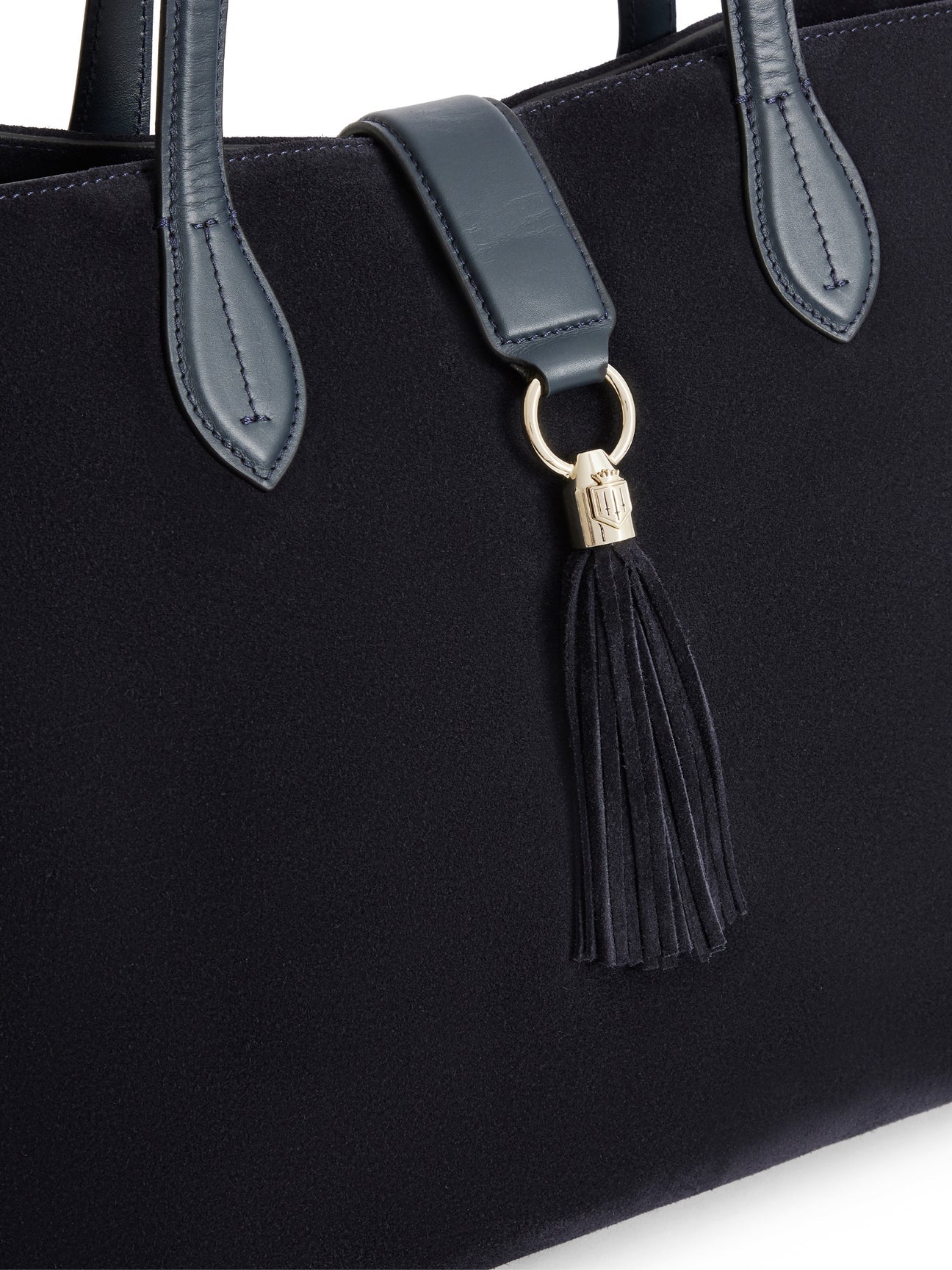The Langham Women’s Tote Navy Suede