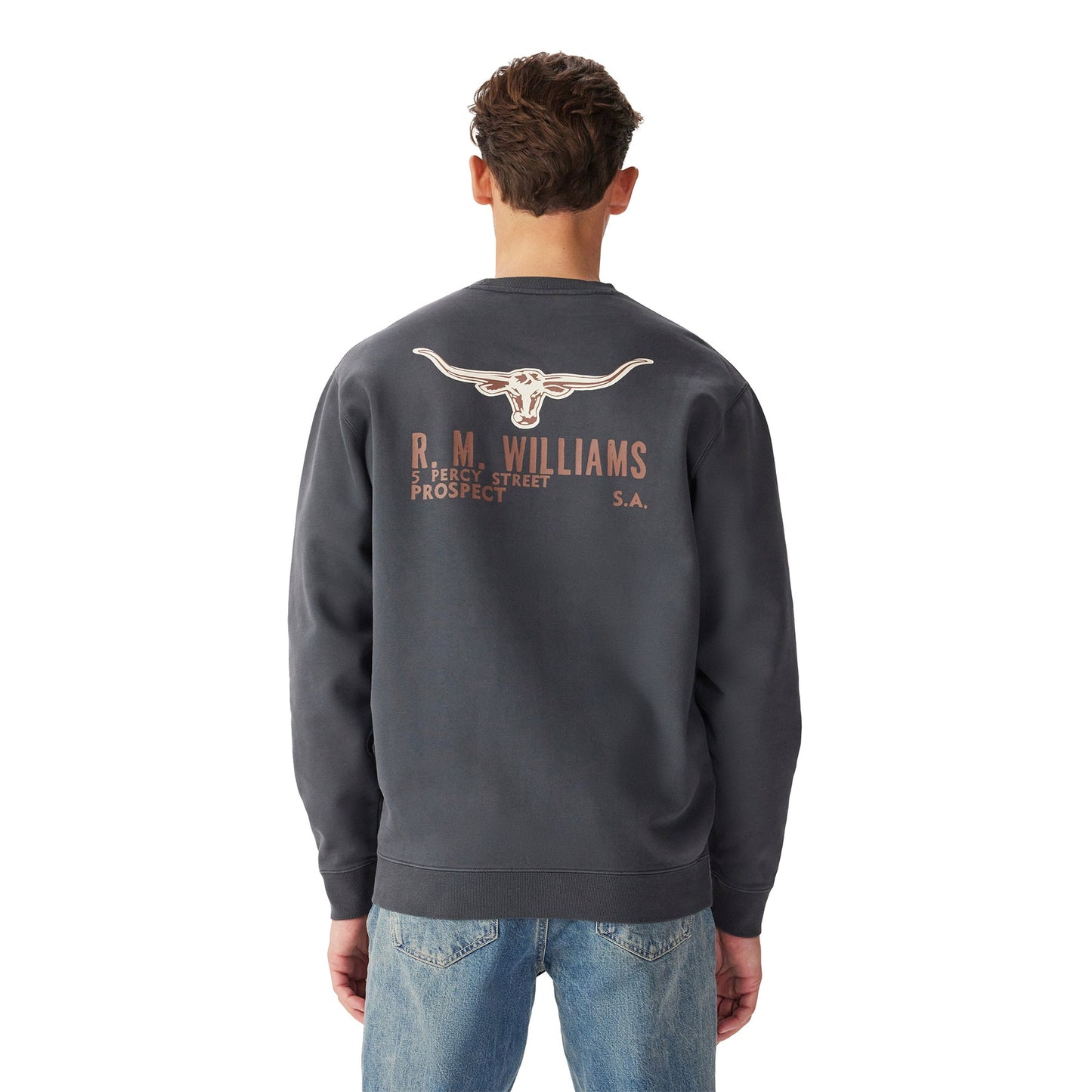 Flinders Crew Sweatshirt
Vintage Black