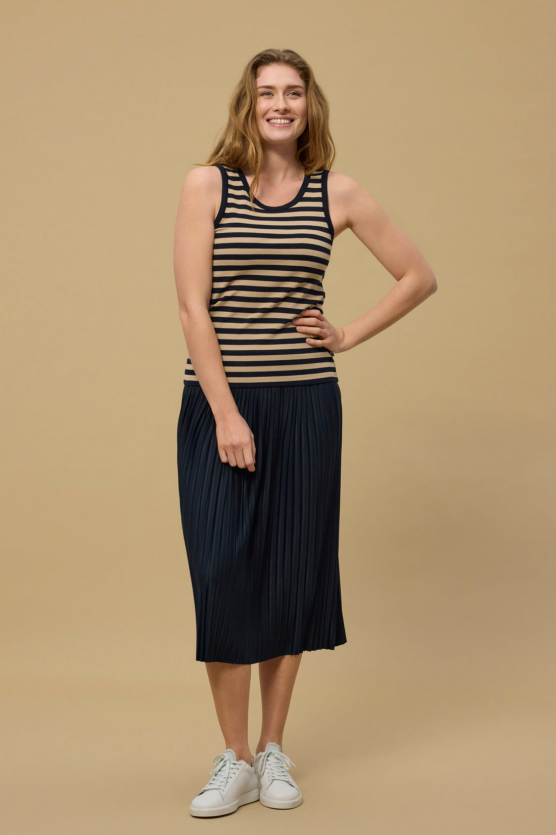 Constantine Top Mid Sand Stripe