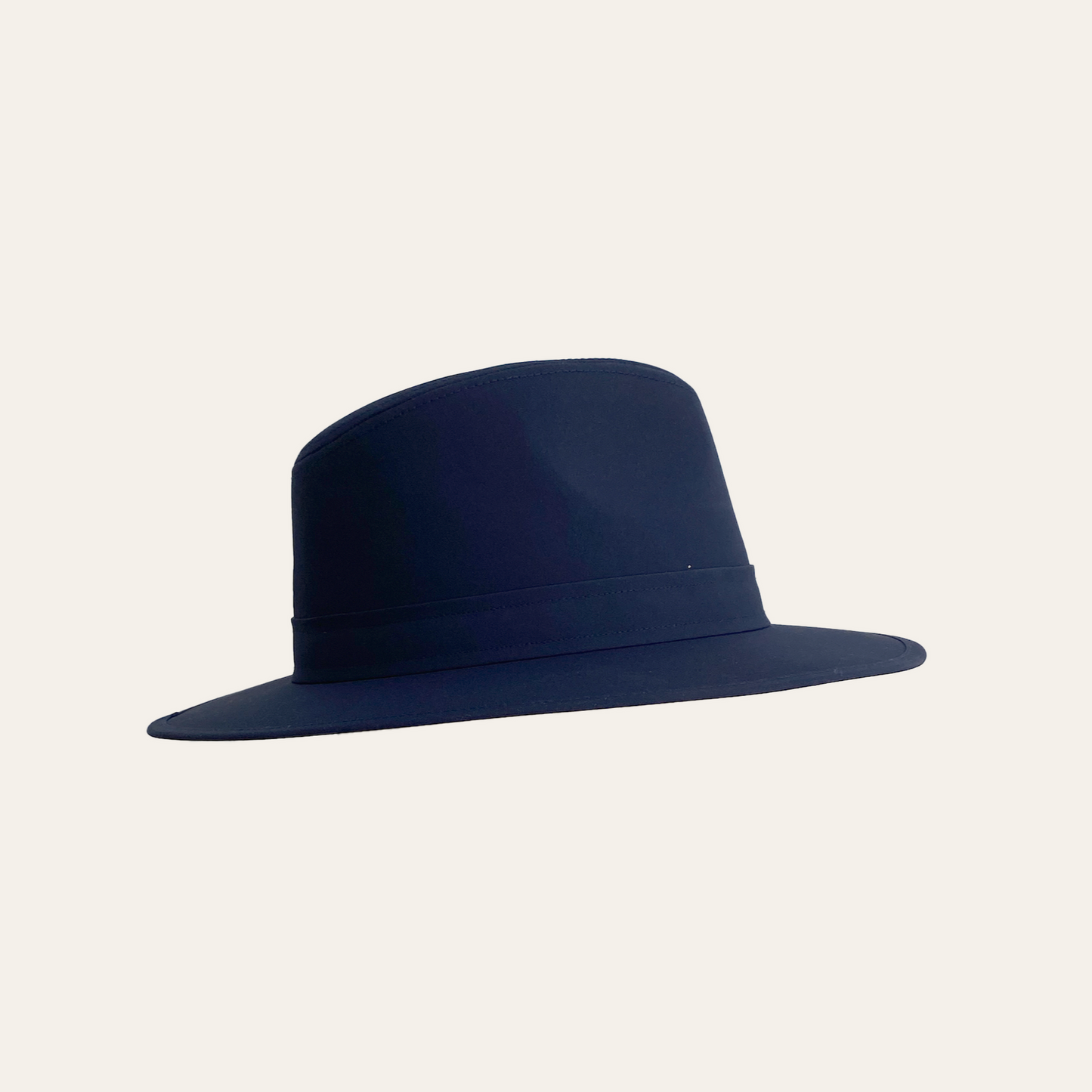Thimbley Waxed Waterproof Fedora Hat Navy