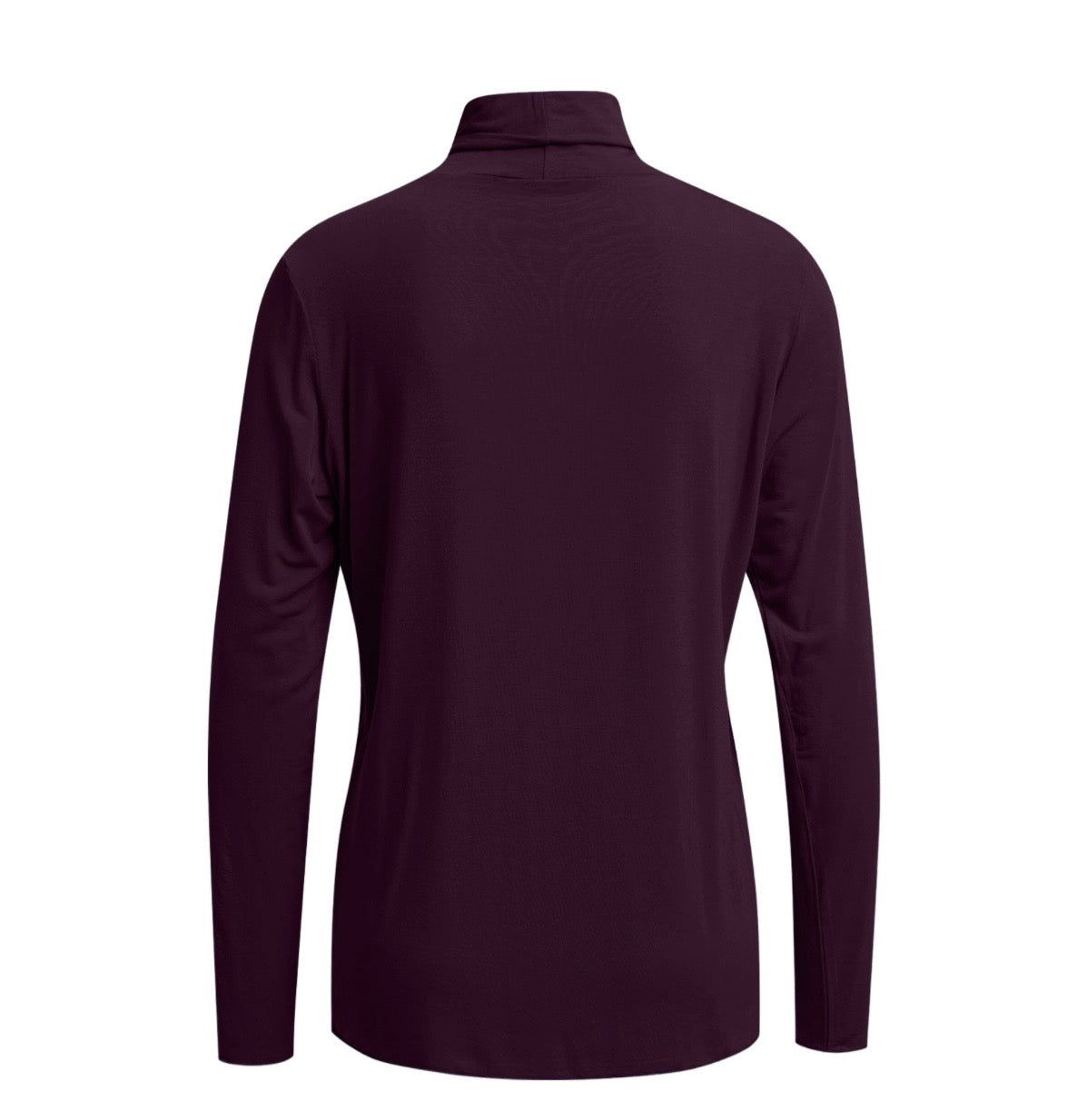 Fitted Soft Turtle Neck Longsleeve Plum