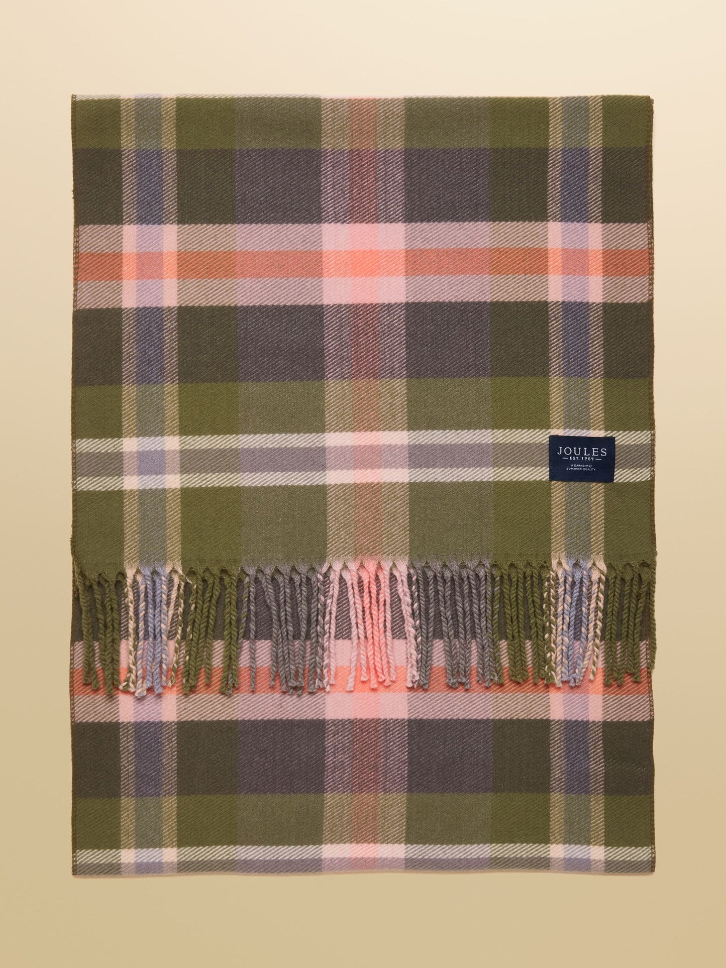 Langtree Green/Pink Large Scarf