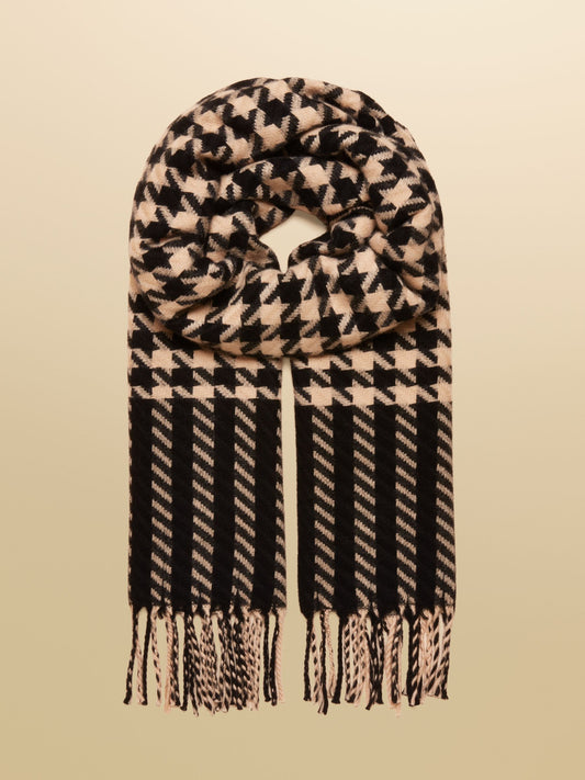 Langtree Black/Tan Large Scarf