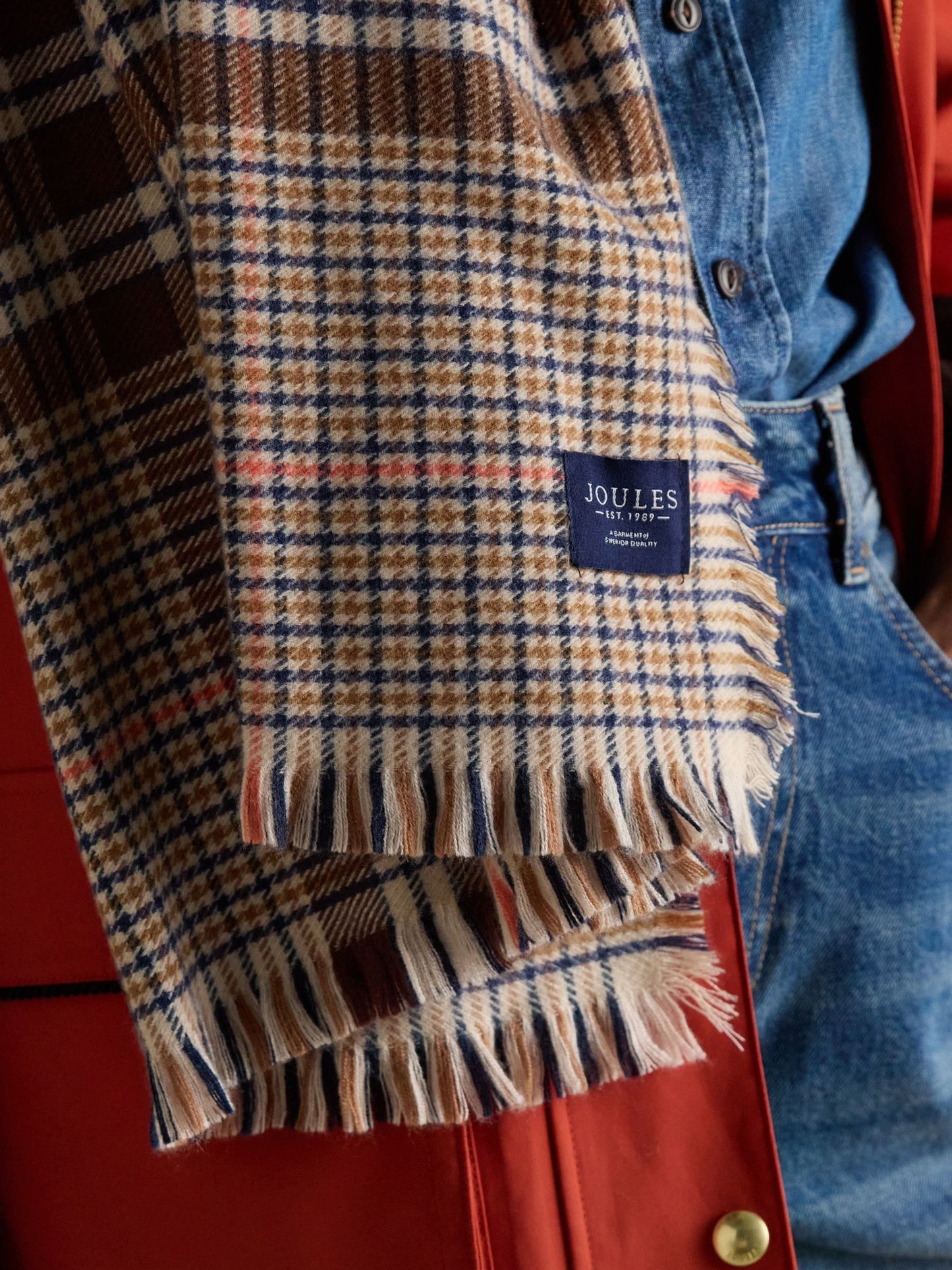 Bracewell Neutral Large Scarf