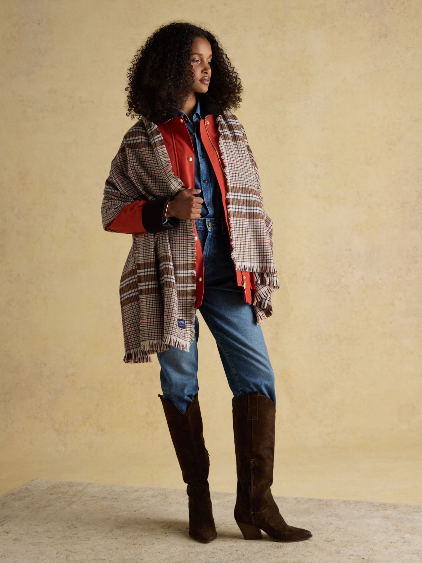 Bracewell Neutral Large Scarf