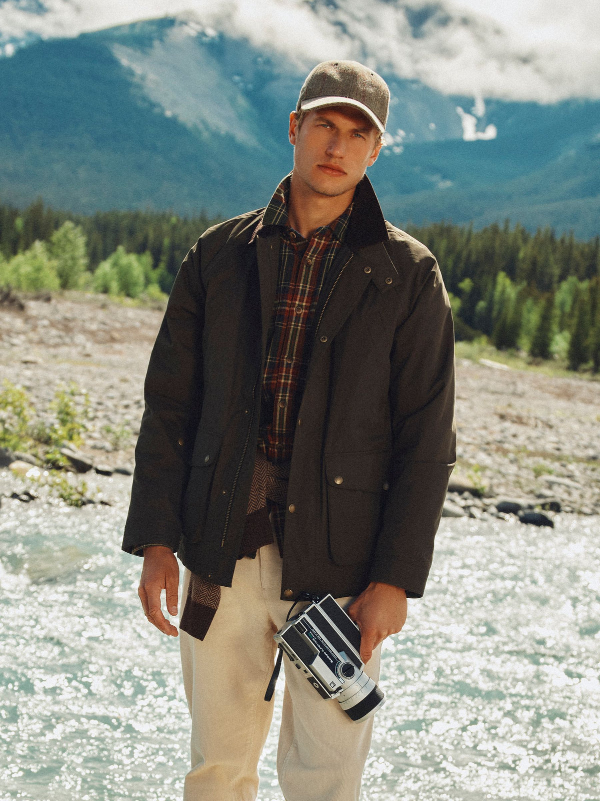 Fraser Green Field Coat