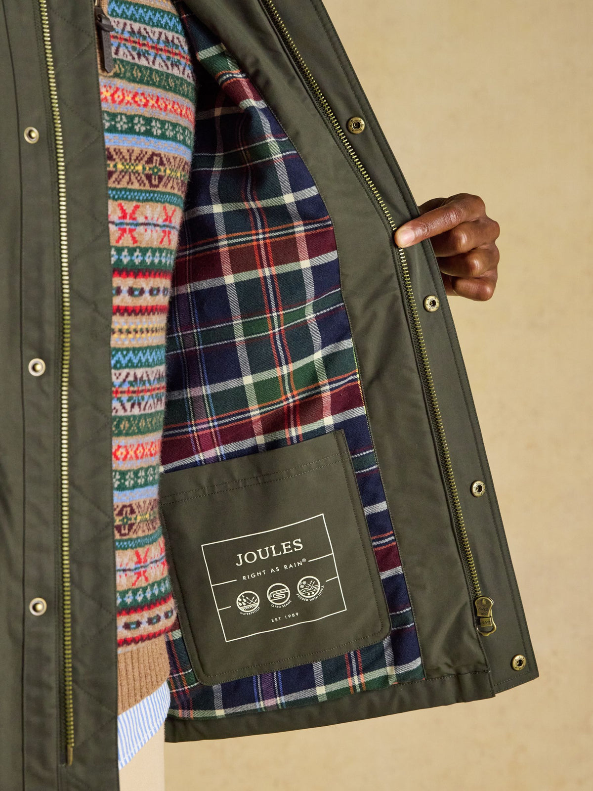 Fraser Green Field Coat