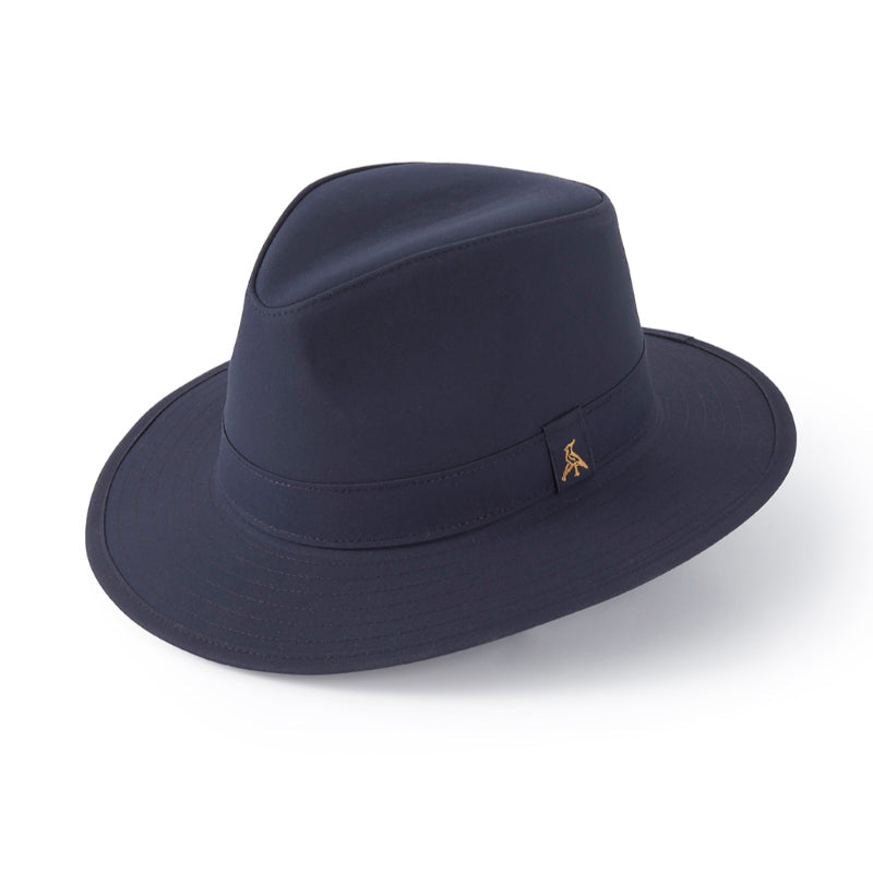 The Darsham Wax Fedora Navy