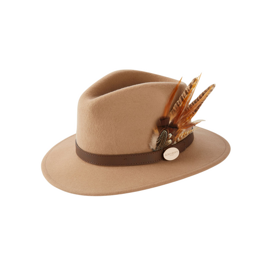 The Suffolk Fedora Camel (Bronze Feather)
