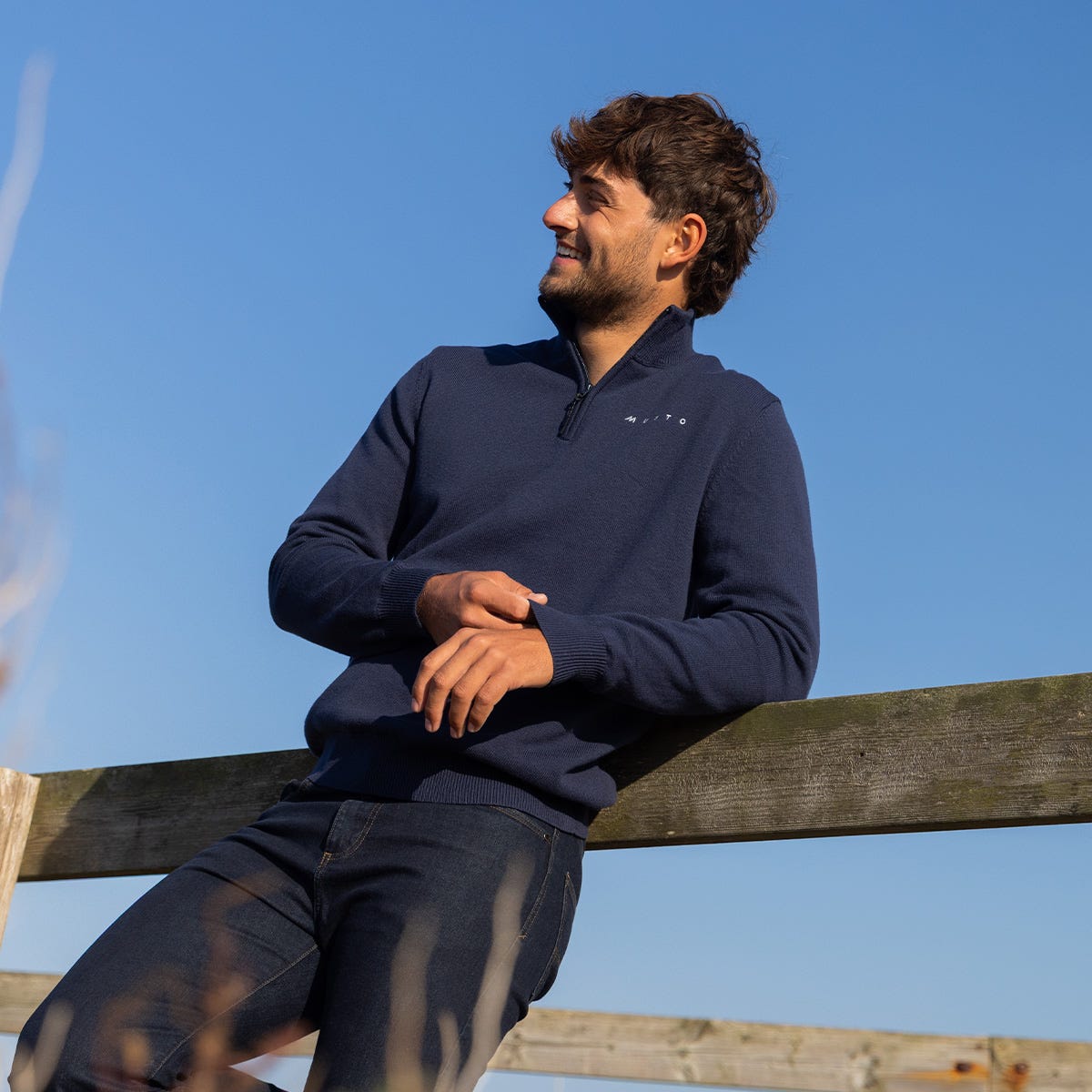 Men’s Evo Windproof Knit Navy