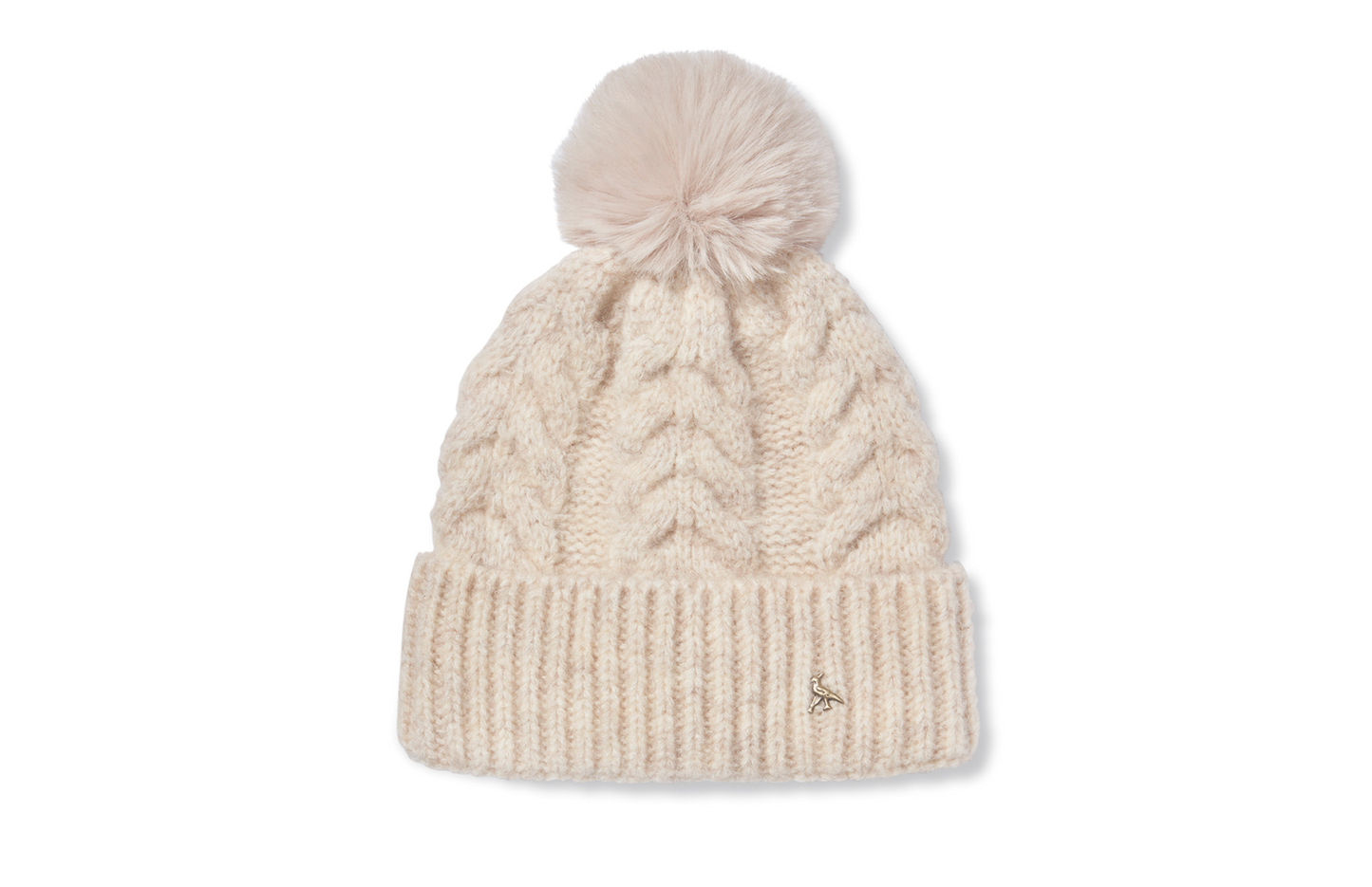 The Langham Pom Beanie Oatmeal