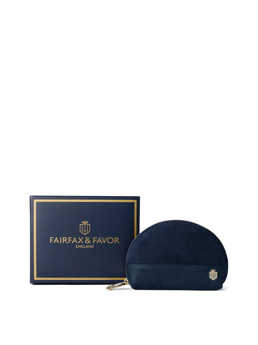 Chiltern Teal Suede Coin Purse