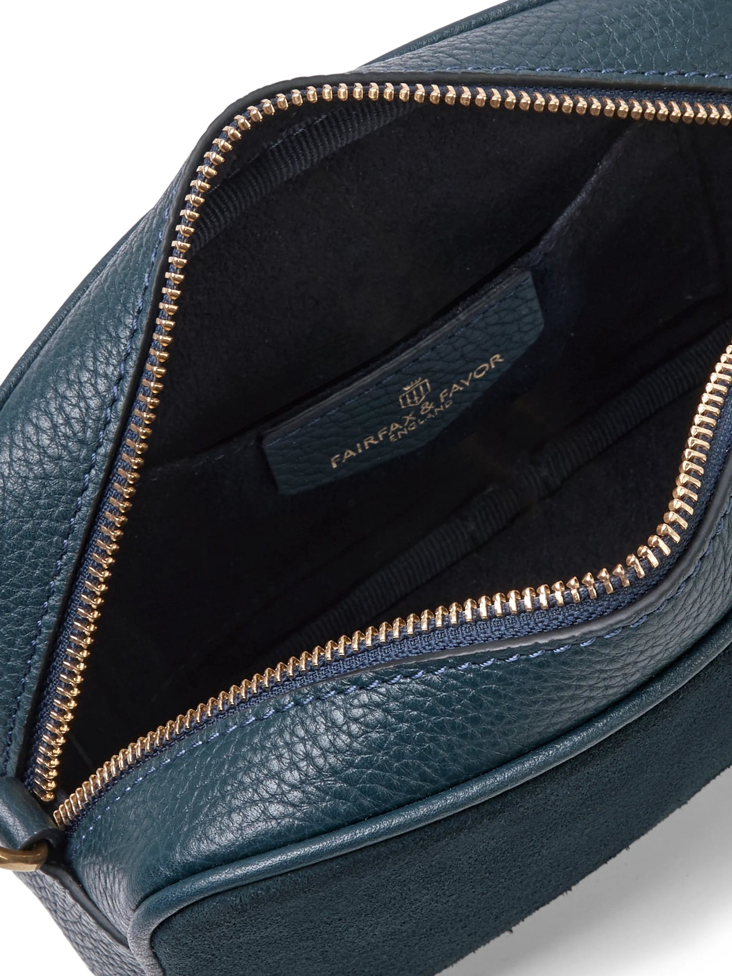 Farnham Teal Suede Cross Body Bag