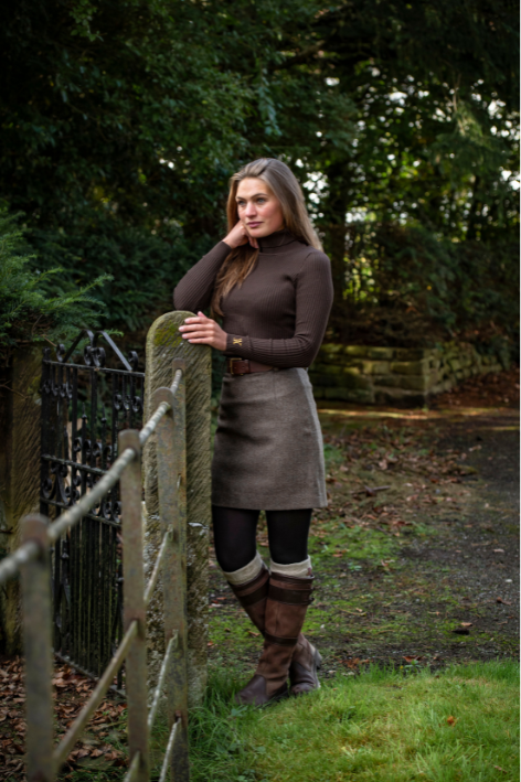 The Henrietta Skirt Mocha