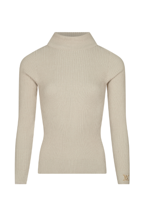 Elizabeth Roll Neck Oatmeal