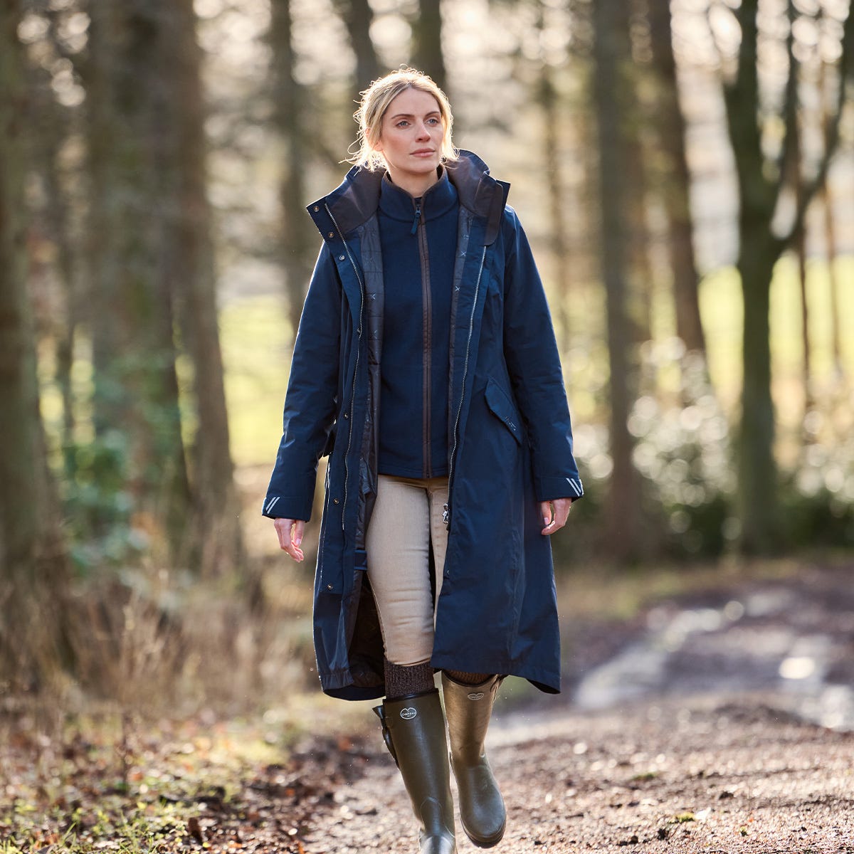 Suffolk WP Coat Navy