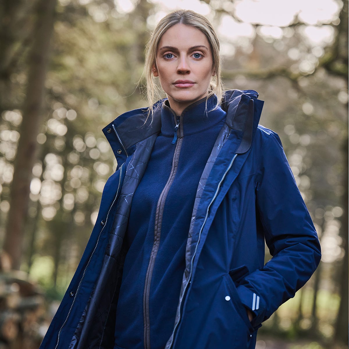 Suffolk WP Coat Navy