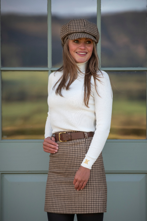 The Elizabeth Roll Neck Ivory
