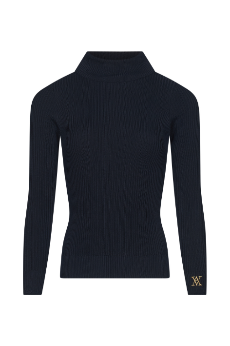 The Elizabeth Roll Neck - Navy