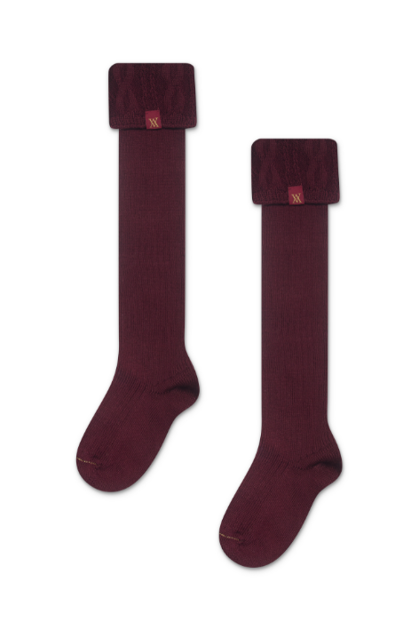 VA Socks Maroon