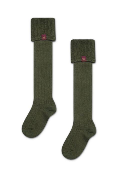 VA Boots Socks Olive