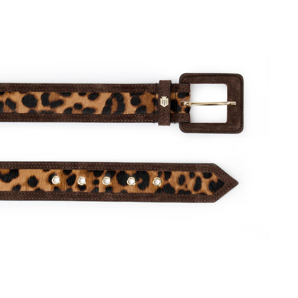 Marseille Leopard haircalf Belt