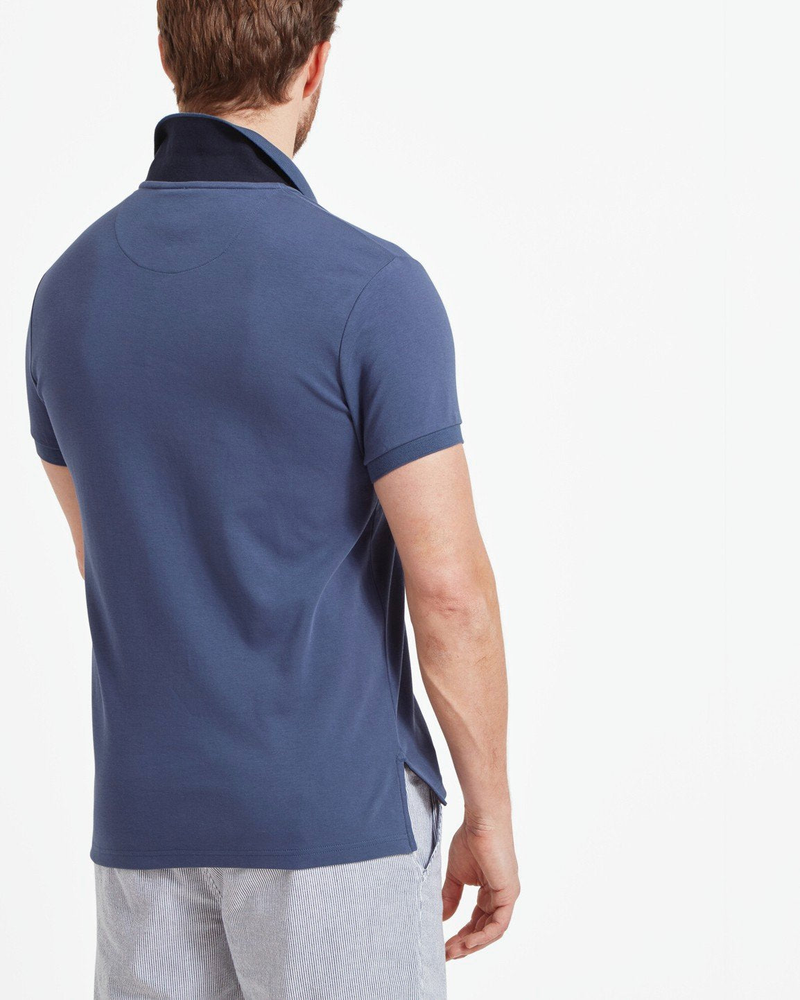 St Ives Jersey Polo Shirt French Navy