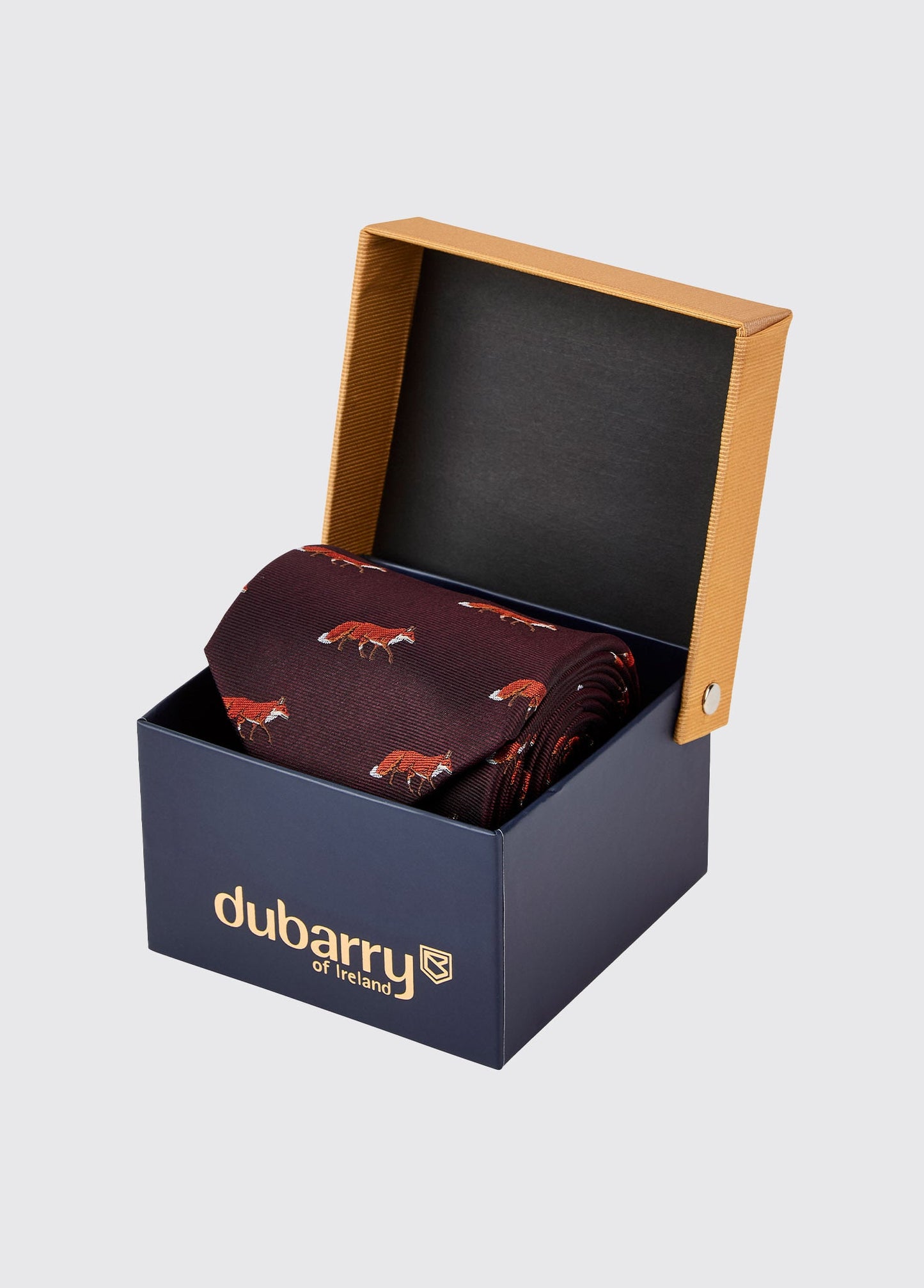 Kavanagh 100% silk woven tie - Merlot