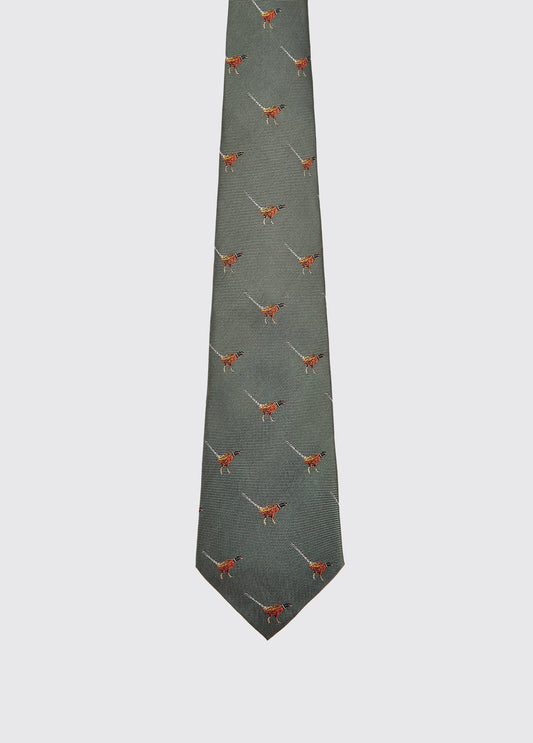 Madden Mens Silk Tie - Olive