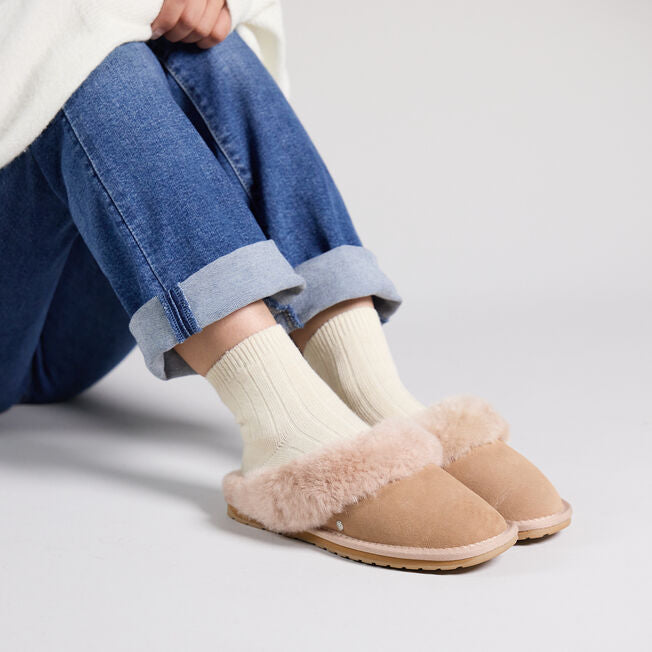 Jolie slippers Camel