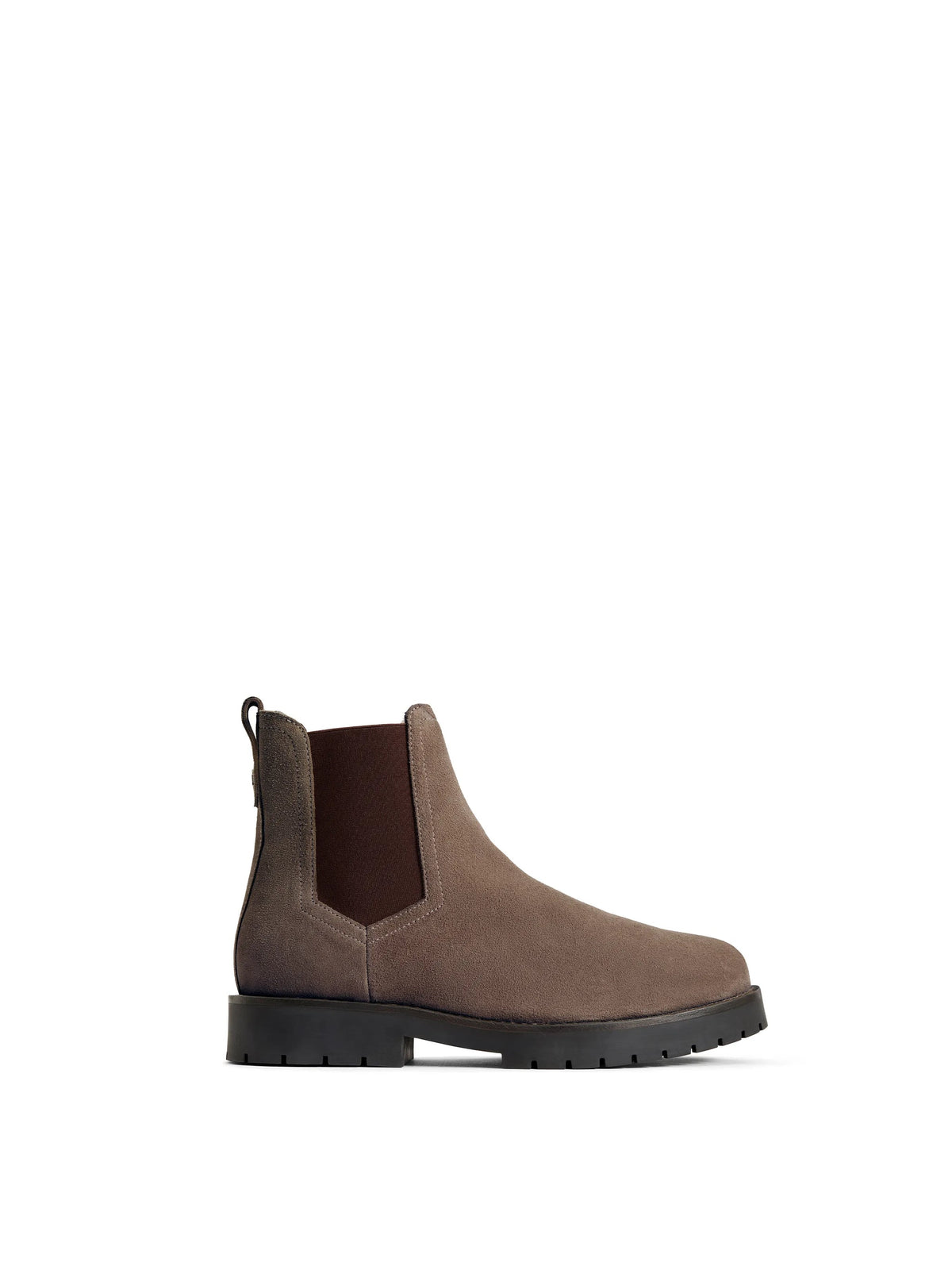 Boudica Deep taupe suede Ankle boot