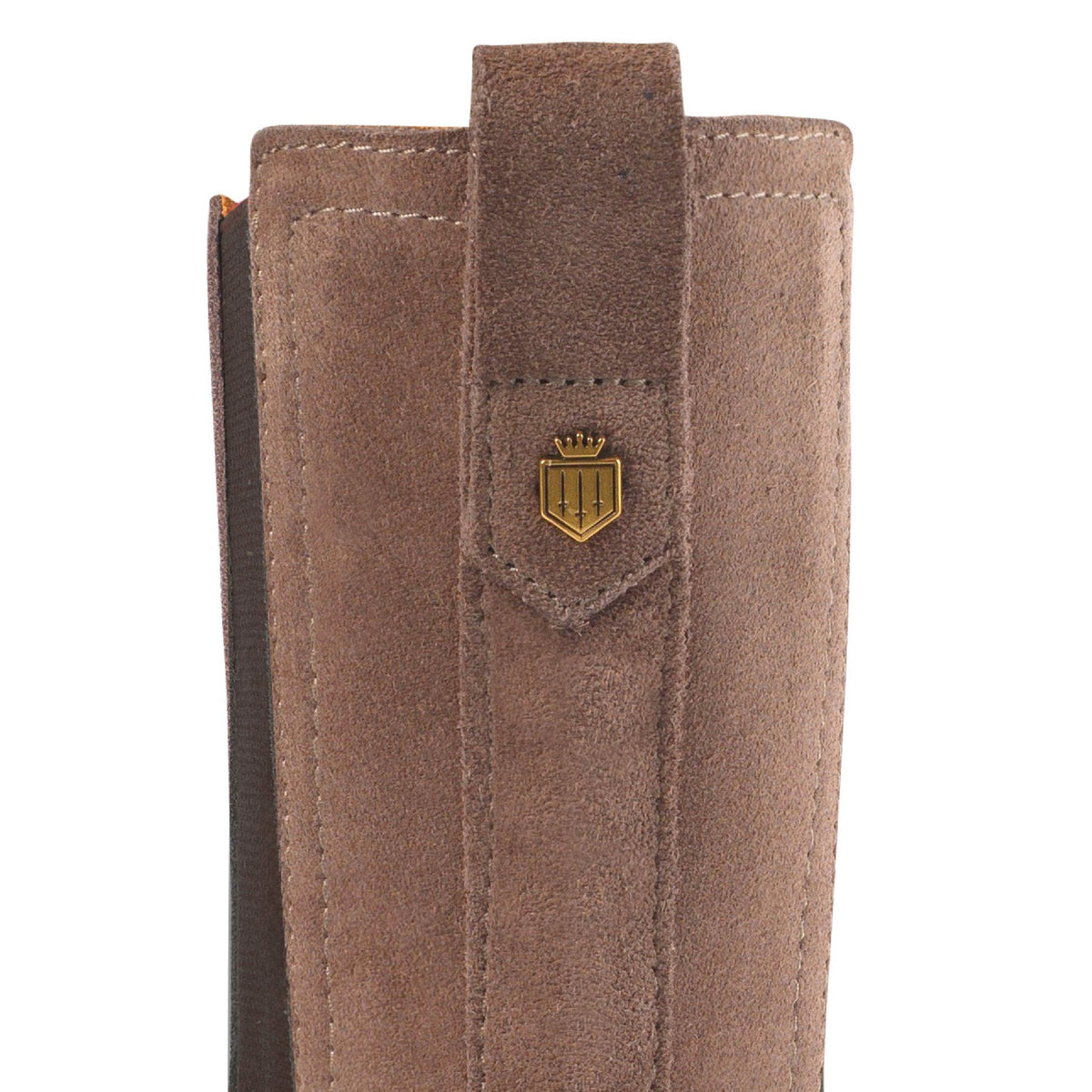 Stockists Exclusive Boudica Deep taupe suede Heeled Ankle Boots