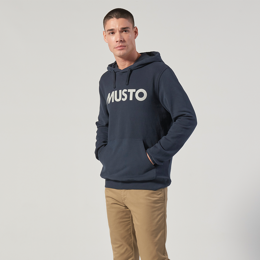 Musto Logo Hoodie Navy