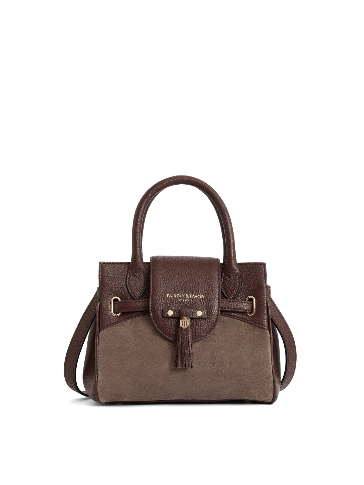Stockist Exclusive Windsor Deep taupe & port leather